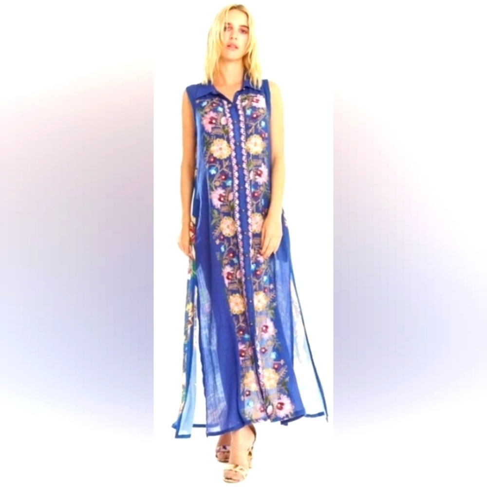 Aratta Adonis Maxi Duster/dress Size Xl.